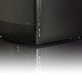 Fractal Design Node 804 Carcasa Negra Mini-Tower Micro ATX/Mini-ITX, compatible AIO, 3 ventiladores 120mm, 8 HDD/2 SSD