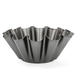 Quid Molde Tulipa Sweet Grey Antiadherente Apto Horno y Lavavajillas Acero Pintado Negro 23x9 cm (12 Unidades) Precio: 30.50000052. SKU: S2707545