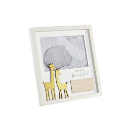 DKD Home Decor Marco Foto Baby safari 22 Blanco Natural MDF Cristal 2 x 20 x 19 cm (6 Unidades) Precio: 23.89000042. SKU: B15N6Q58T3