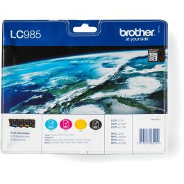 Brother LC-985VAL Value Pack Tinta Original 4 Colores Negro/Cian/Magenta/Amarillo para DCP-J315W Precio: 48.50000045. SKU: S8402112