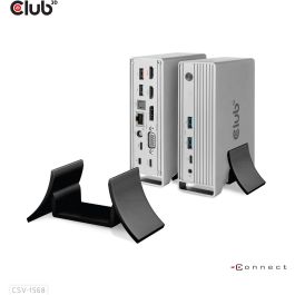 Club3D CSV-1568 Estación de Acoplamiento USB-C 4K 100W con 6xUSB3, DP, 2xHDMI, VGA, LAN, Power Delivery 120W