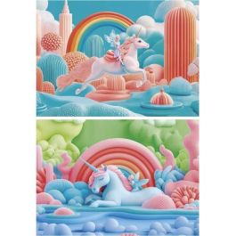 Educa Puzzle Infantil 2x48 piezas temático de Unicornios Mágicos, apto para Niños a partir de 4 años, para Juego Individual, Material de Cartón de Alta Calidad