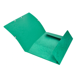 Q-connect Carpeta q-connect kf02168 Cartón Simil-prespan Solapas 320x243 mm Verde