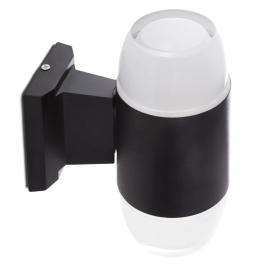 Aubrey Aplique LED 14W 1300Lm 2700K HO-AC-WL-01-2X7-WW Negro para Interior/Exterior IP65