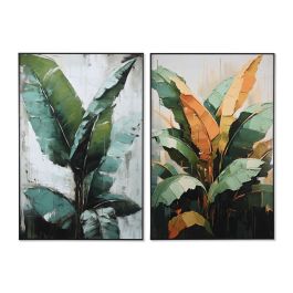 Lienzo Home ESPRIT Verde Palmeras Tropical 80 x 3,5 x 120 cm (2 Unidades) Precio: 224.4999999. SKU: B13QCRNB7P