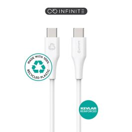 eSTUFF INFINITE Cable USB-C a USB-C Super Suave 3m - 100% Plástico Reciclado sin PVC Precio: 12.50000059. SKU: B14XSDVP3N