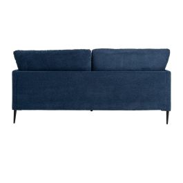 Sofá Azul Tejido Salón 191 X 80 X 88 cm