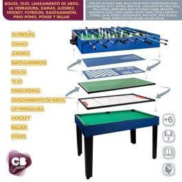 Mesa Multijuegos CB Games 107 x 83,5 x 61 cm 12 en 1