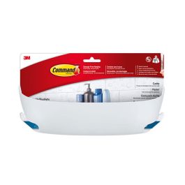 Command Organizador de Ducha bath11 Blanco 290x105x125mm, Carga Máxima 3kg con 4 Tiras, Para Baño Precio: 19.49999942. SKU: B1BLY4HRZG