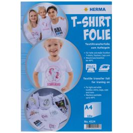 HERMA Folio para camisetas textiles claros A4 imprimible 10 unidades Precio: 23.78999997. SKU: B14NTNMCS4