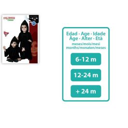 Disfraz Bebé Tenebroso con Mono Negro y Capucha Punta 24 Meses Halloween