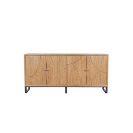DKD Home Decor Buffet Tropical de Madera de Teca y MDF, Mueble Aparador para Salón Comedor - 180 cm Ancho x 85 cm Alto x 40 cm Fondo Precio: 824.78999988. SKU: B14MHMT92R