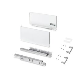 Emuca Cajón exterior Protone 30kg con guías de extracción total y cierre suave, Altura 178mm, profundidad 350mm, Acero, Pintado blanco Precio: 31.69000043. SKU: B198SWNXRB