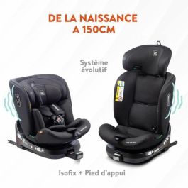 Babyauto BAB8435593702079 Silla Coche Aitana Gris Antracita I-Size ISOFIX Giratoria 360° 0-36 kg ECE R129 Nacimiento - 12 Años