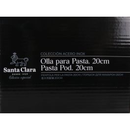 Olla Pasta Santa Clara 20 cm con tapa (2 Unidades)