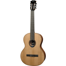 LAG Guitarra Acústica Clásica Nylon Blue Wave 2 Natural Clásica 4/4 Cedro Macizo