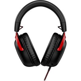 HP Cloud III Auriculares Gaming 7.1 Sonido DTS Headphone:X Inalámbrico USB-C Negro Rojo Over-Ear Cancelación Ruido Micrófono Boom Extraíble