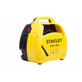 Stanley AIR KIT Compresor de aire 1.5 HP sin tanque coaxial sin aceite ultracompacto portátil con kit de inflado, pistola y manguera
