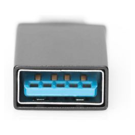 Digitus Adaptador USB Type-C a USB A, Negro, Velocidad 5 Gbit/s Precio: 20.50000029. SKU: B138CJ2P88