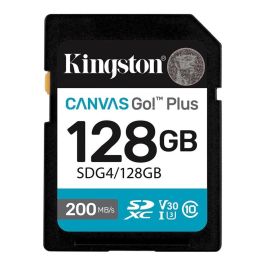 Kingston SDG4/128GB Tarjeta de Memoria SDXC CANVAS Go! Plus 128GB Clase 10 UHS-I U3 V30 200MB/s Lectura para Video 4K UHD y Cámaras DSLR Precio: 17.69000035. SKU: B1JX5PQ69S
