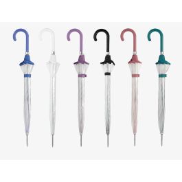 C-Collection Paraguas largo automático transparente ø93 cm resistente al viento colores surtidos Precio: 12.50000059. SKU: B1K2KNEZ8S