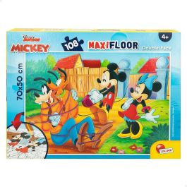 Puzzle Infantil Mickey Mouse Doble cara 108 Piezas 70 x 1,5 x 50 cm (6 Unidades) Puzzle Infantil Mickey Mouse Doble cara 108 Piezas 70 x 1,5 x 50 cm (6 Unidades)