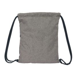 Bolsa Mochila con Cuerdas Kappa Dark navy Gris Azul marino 35 x 40 x 1 cm