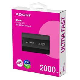 ADATA SD810 SSD Externo 2 TB USB-C 3.2 Gen 2x2 (2000 MB/s) Negro
