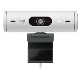 Logitech Brio 500 Webcam, Blanco Crudo, 1080p/30 fps, Micrófono Estéreo, Zoom Digital 4x, Tapa de Privacidad Precio: 117.49999998. SKU: S7181228