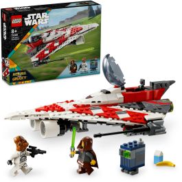LEGO 75388 Star Wars Caza Estelar de Jedi Bob, incluye 2 Minifiguras, Droide Servo, Juguete de Construcción para Niños +8 años