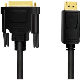 LogiLink Cable DisplayPort 1.2 a DVI 1.2 2.0m Negro