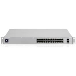 Ubiquiti USW-Pro-24 M RM UniFi Switch PoE+ de 24 Puertos Gigabit + 2 SFP+, Gestionado, Montaje en Rack