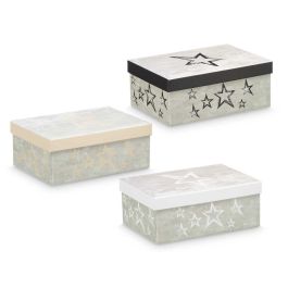 Caja de Cartón Estrellas Surtidos Colores Neutros Pincello 21x8.5x15 cm (18 Unidades) Caja de Cartón Estrellas Surtidos Colores Neutros Pincello 21x8.5x15 cm (18 Unidades)