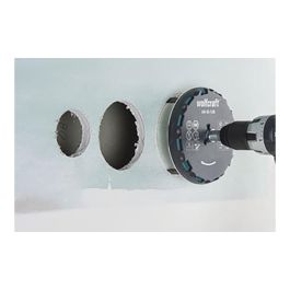 Wolfcraft Sierra de corona ajustable AH 45-130 5978000, Ø45-130mm, corte 30mm, vástago 25mm
