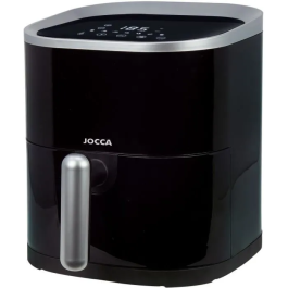 JOCCA Freidora sin Aceite 2219p 4L 1400W Digital 26x35x29cm Negra