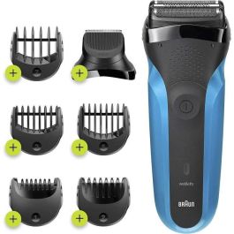 Afeitadora eléctrica Braun Series 3 310BT para hombre: 3 cuchillas flexibles que se adaptan a los contornos de su cara Afeitadora eléctrica Braun Series 3 310BT para hombre: 3 cuchillas flexibles que se adaptan a los contornos de su cara