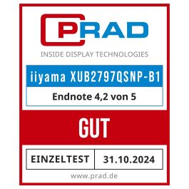 Iiyama XUB2797QSNP-B1 Monitor 27" QHD 1440P IPS 100Hz 1ms Altavoces DP USB-C Power Delivery 65W