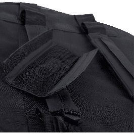 Tobago Funda de Platos de Batería hasta 22" Negra con 5 Separadores y Acolchado 15mm Poliéster