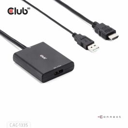 Club3D Adaptador HDMI + MicroUSB a DisplayPort Activo 4K120Hz