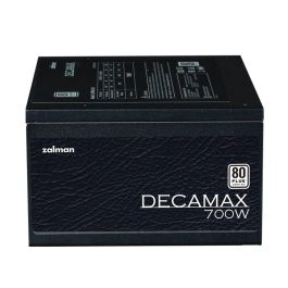 Zalman Decamax Fuente Alimentación PC 700W ATX 80 PLUS Ventilador 12cm Negro