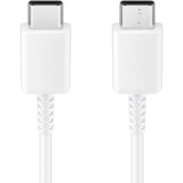Samsung Cable USB-C a USB-C | Carga Rápida 25W | 1 Metro | Blanco