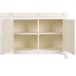 Vitrina Home ESPRIT Crema Marrón oscuro Madera de mango Madera MDF 150 X 45 X 190 CM