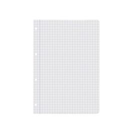 Recambio Liderpapel A4 100 Hojas 60 gr-M2 Cuadro 8 mm Con Margen 4 Taladros