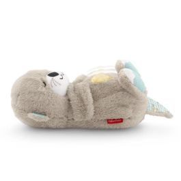 Mattel Peluche Nutria Relajación Hora de Dormir, Sonidos Relajantes y Movimiento Barriga para Bebés desde 1 Mes, Pilas AA Incluidas