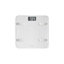 Báscula Digital de Baño LAICA Blanco Plateado Báscula Digital de Baño LAICA Blanco Plateado