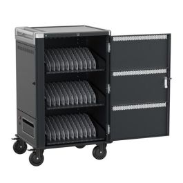 Ewent EW1701 Armario de gestión y carga para 36 dispositivos portátiles y tablets hasta 15.6", con sistema de carga inteligente y ruedas bloqueables, Negro, Gris Precio: 716.68999985. SKU: B1HEWXHXXD