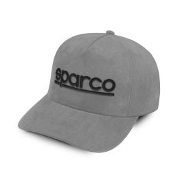 Sparco S01353GR Gorra Suede Gris 100% Algodón de Gamuza, Visera Curva, Logo 3D Bordado, Talla Única para Entusiastas Deportes Motor Precio: 24.78999963. SKU: S3723582