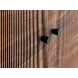 GINER Y COLOMER Armario de Madera de Palisandro y Mango con Patas de Metal Marrón 150x80x45 cm