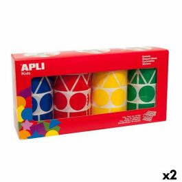 Pegatinas Apli Gomets Multicolor Geométrico 4 Piezas (2 Unidades) Precio: 32.49999984. SKU: B12K3WTEJV