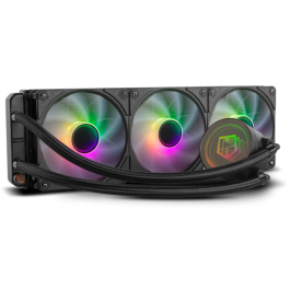 NOX H-360 ARGB Sistema de Refrigeración Líquida AIO para Procesador con Triple Radiador, 3 Ventiladores 12cm Silencioso, Negro Precio: 113.50000013. SKU: B13HT8TMYR